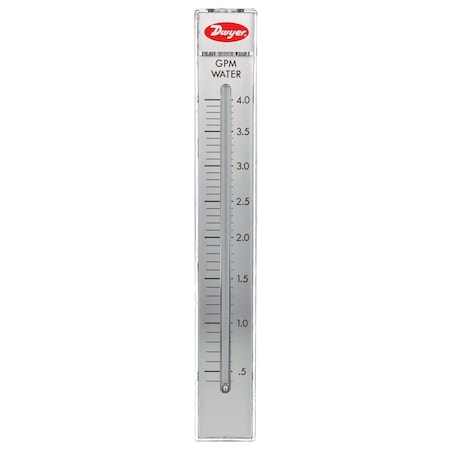 Dwyer Instruments Flowmeter, range 60-600 SCFH air. RMC-105